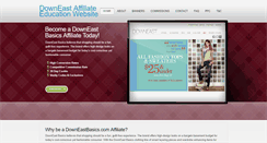 Desktop Screenshot of downeastaffiliates.com
